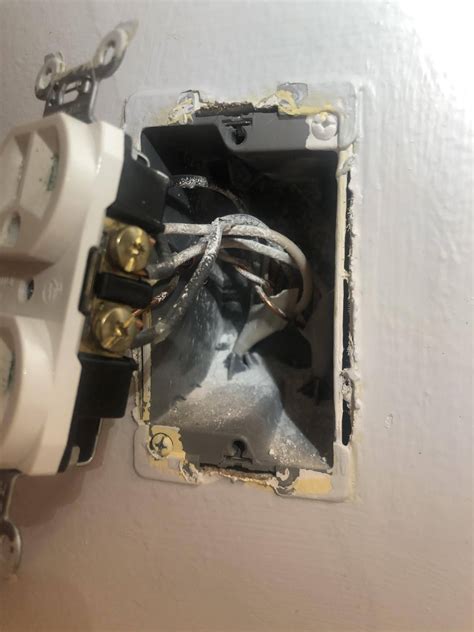 electrical box fix|electrical box screw hole broken.